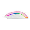 Mouse gamer Redragon M711PW Cobra Bubblegum rosa com branco