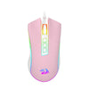 Mouse gamer Redragon M711PW Cobra Bubblegum rosa com branco