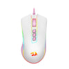 Mouse gamer Redragon M711WP Cobra Lollipop branco com rosa