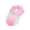 Mouse Gamer Redragon Centrophorus Bubblegum RGB Rosa e Branco