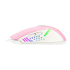 Mouse Gamer Redragon Centrophorus Bubblegum RGB Rosa e Branco
