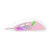 Mouse gamer M601WP RGB Centrophorus Redragon branco com rosa