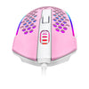 Mouse gamer Redragon M987PW-P RGB Reaping Elite rosa com branco