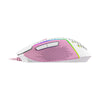 Mouse gamer Redragon M987WP-P RGB Reaping Elite branco com rosa