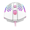 Mouse gamer Redragon M987WP-P RGB Reaping Elite branco com rosa