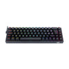 Teclado gamer mecânico Redragon K631-RGB Castor