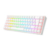 Teclado gamer mecânico Redragon K631W-RGB Castor branco