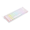 Teclado gamer mecânico Redragon K631W-RGB Castor branco