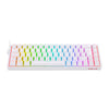 Teclado gamer mecânico Redragon K631W-RGB Castor branco