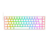 Teclado gamer mecânico Redragon K631W-RGB Castor branco