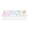Teclado Óptico Redragon Broadsword Pro Branco K588W PT-Brown RGB