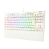 Teclado Óptico Redragon Broadsword Pro Branco K588W PT-Brown RGB
