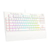 Teclado Óptico Redragon Broadsword Pro Branco K588W PT-Brown RGB