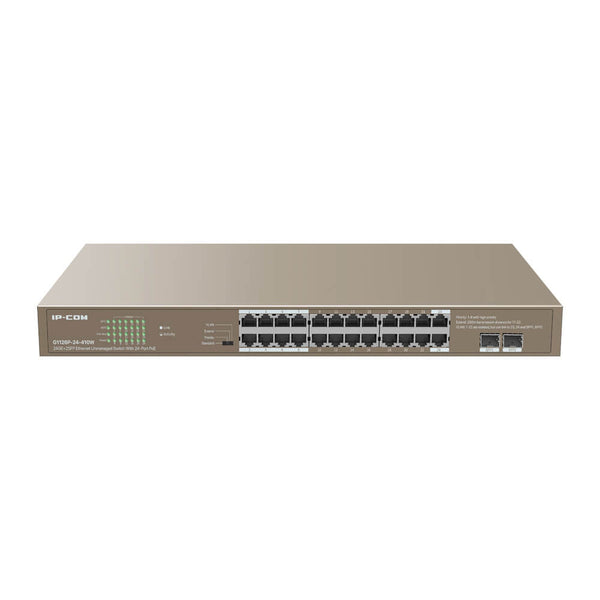 Switch Ip-Com 24 portas 100/1000 G1126P-24-410W