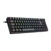 TECLADO MECANICO GAMER REDRAGON K628 POLLUX  SWITCH MARROM