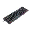 TECLADO MECANICO GAMER REDRAGON K628 POLLUX  SWITCH MARROM
