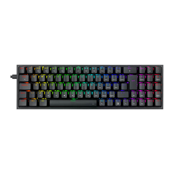 TECLADO MECANICO GAMER REDRAGON K628 POLLUX  SWITCH MARROM