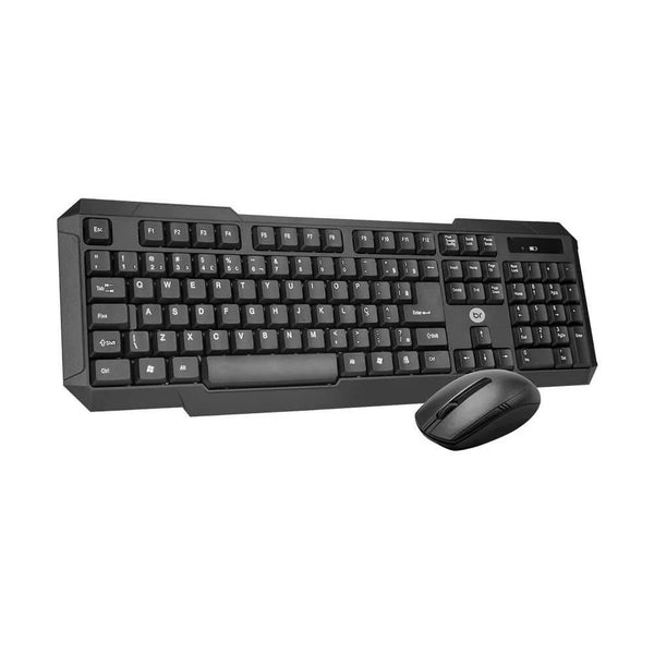 Kit Teclado e Mouse Bright Slim 2 0055 Sem Fio