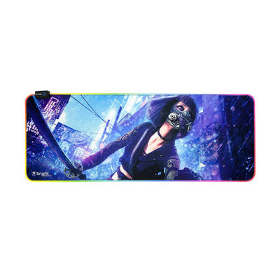 Mouse pad gamer Bright led Katana MP003