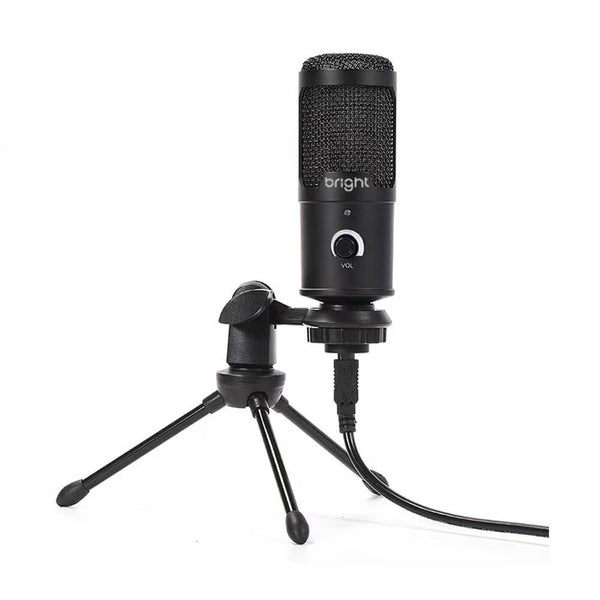 Microfone Bright Streamer de mesa RGB ST001