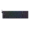 Teclado Mecânico Redragon K626 Ashe RGB Preto Switch Vermelho