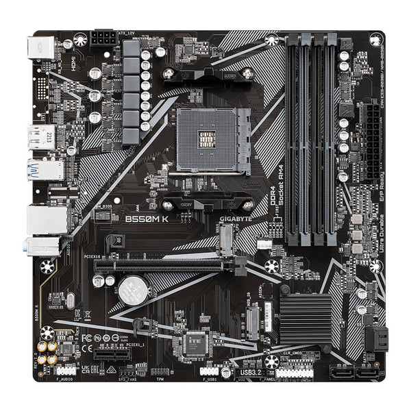 Placa Mãe B550M K Micro ATX Gigabyte