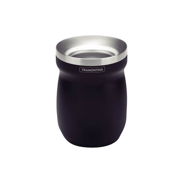 Cuia Térmica Tramontina 240ml Preto Aço Inox 61647200