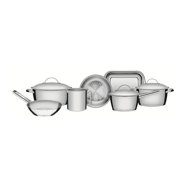 JOGO DE PANELA TRAMONTINA ALLEGRA 7 PEÇAS ACO INOX