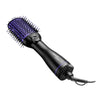 Escova Secadora Taiff Easy Oval Preta e Lilás 220v