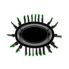 Escova secadora Taiff Easy oval preta e verde 220v