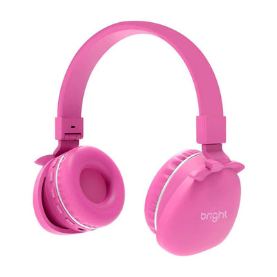 Fone de ouvido Bright bluetooth Kids rosa - KHP002