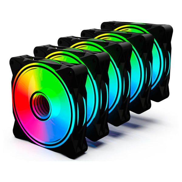 Kit Cooler Fan RGB One Power 5 Unidades Radiant X5 FN-702