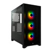Gabinete gamer Corsair Icue 4000X preto - CC-9011204-WW