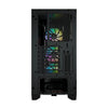 Gabinete gamer Corsair Icue 4000X preto - CC-9011204-WW