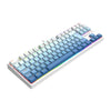 Teclado mecânico gamer Redragon Daksa branco e azul RGB