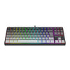 Teclado Mecânico Gamer Redragon Daksa preto e cinza RGB
