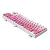 Teclado Mecânico Gamer Redragon Daksa Branco e Rosa RGB