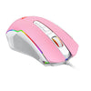 Mouse Redragon M910PW-RGB Ranger Bubblegum Rosa com Branco