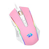 Mouse Redragon M910PW-RGB Ranger Bubblegum Rosa com Branco