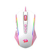 Mouse Redragon M910WP-RGB Ranger Lollipop Branco com Rosa