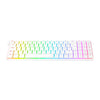 Teclado Mecânico Gamer Redragon K626 Ashe RGB Branco Brown Switch
