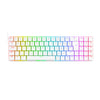 Teclado Mecânico Gamer Redragon K626 Ashe RGB Branco Brown Switch