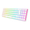 Teclado Mecânico Gamer Redragon K626 Ashe RGB Branco Brown Switch