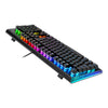 Teclado Mecânico Gamer Aryman RGB Preto V2 Switch Azul ABNT2