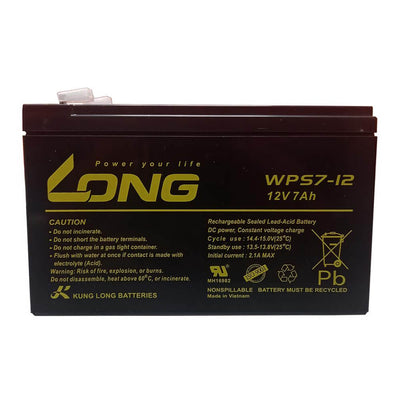Bateria Selada 12V 7Ah Long WP7-12 (28W)