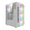 Gabinete gamer Gamdias ATX branco Aura GC1 Elite