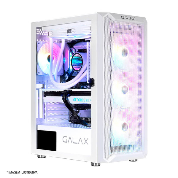 GABINETE GALAX GAMER REVOLUTION 07 BRANCO -G-CGG7AGWA4B0-GLXG