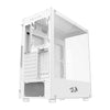 Gabinete gamer Redragon Reflect CA-601W branco