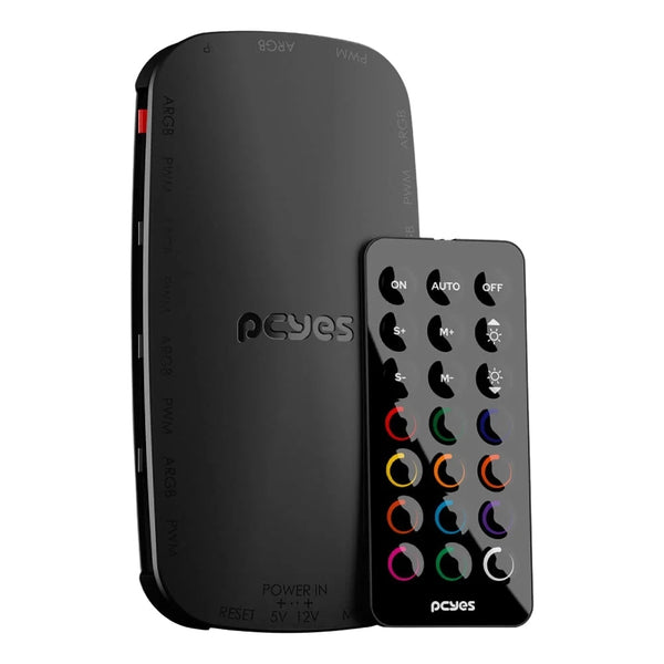 Controlador de fan 9 portas Light Core black vulcan Pcyes