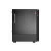 Gabinete gamer mid-tower Pcyes Bolter black Vulcan - GBBVPBR